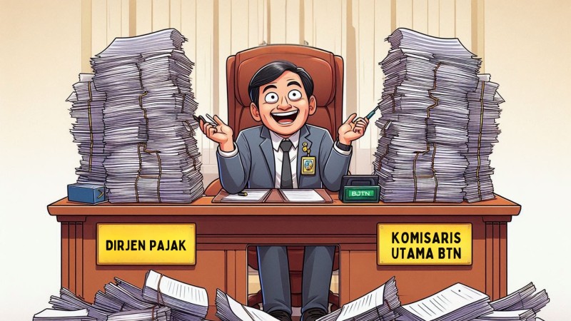 Rangkap Jabatan Dirjen Pajak di BTN: Penghinaan terhadap Keadilan Pajak