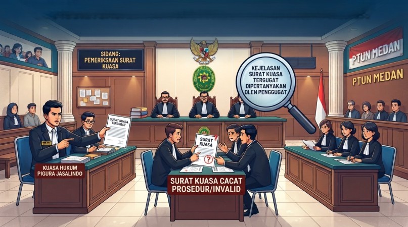 PT Pigura Jasalindo Soroti Kejelasan Surat Kuasa Tergugat dalam Perkara di PTUN Medan